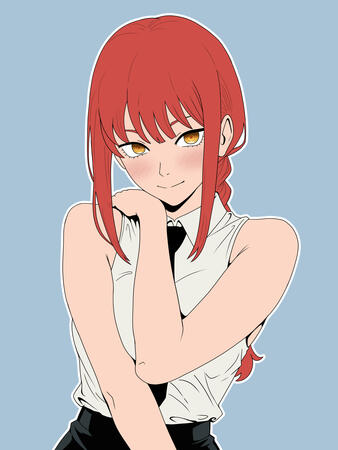 Fanart of Makima (Chainsaw Man)